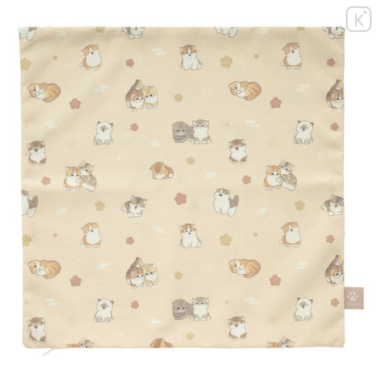 Japan Mofusand Cushion Cover - Mofusand Coffee And Donuts White Cat Pink - 4