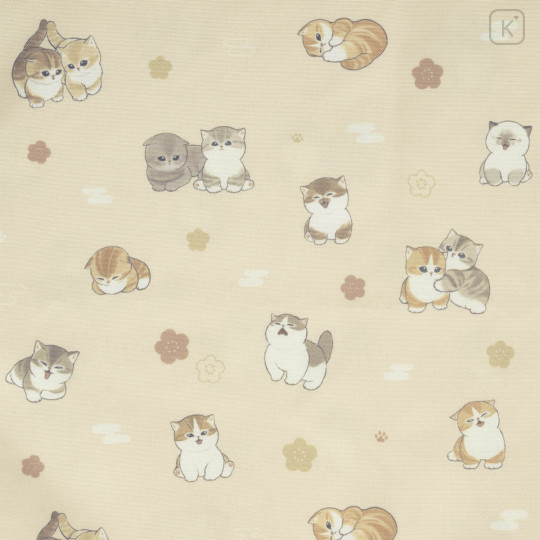 Japan Mofusand Cushion Cover - Mofusand Coffee And Donuts White Cat Pink - 5