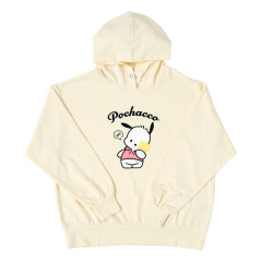 Japan Sanrio Original Hoodie (ML) - Pochacco : Cream Beige