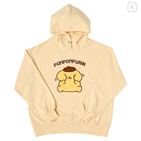 Japan Sanrio Original Hoodie (ML) - Pompompurin : Light Yellow - 1