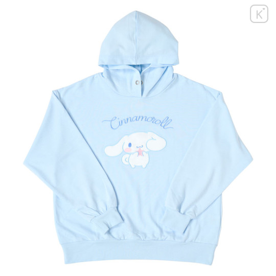 Japan Sanrio Original Hoodie (ML) - Cinnamoroll : Light Blue - 1