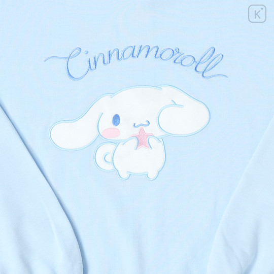 Japan Sanrio Original Hoodie (ML) - Cinnamoroll : Light Blue - 2