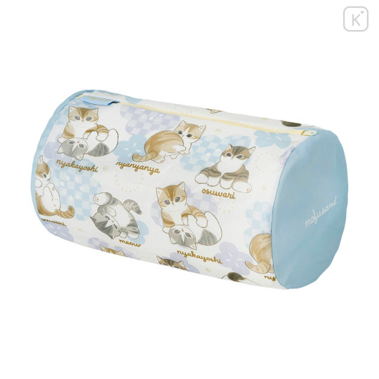 Japan Mofusand Laundry Net Mesh Pouch - Happy Cat Cylindrical - 4