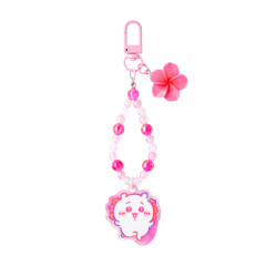 Japan Chiikawa Bead Strap with Mascot - Chiikawa : Shisa Souvenir Shop Hibiscus Pink