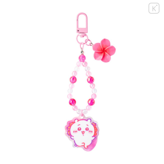 Japan Chiikawa Bead Strap with Mascot - Chiikawa : Shisa Souvenir Shop Hibiscus Pink - 4