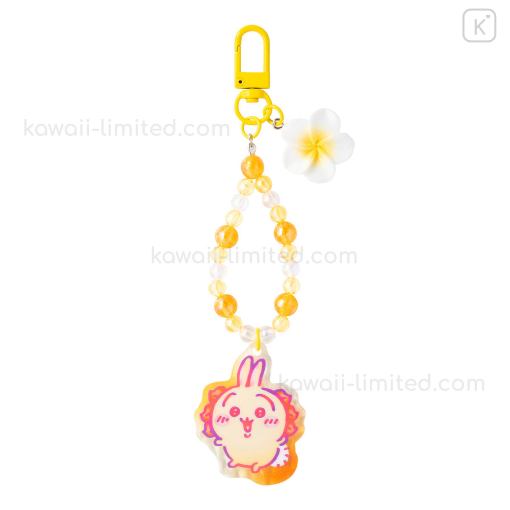 Japan Chiikawa Bead Strap with Mascot - Usagi : Shisa Souvenir