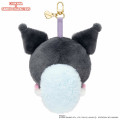 Japan Chiikawa × Sanrio Kiramekko Mascot Keychain - Kuromi & Momonga - 7