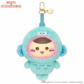 Japan Chiikawa × Sanrio Kiramekko Mascot Keychain - Hangyodon & Kurimanju - 6