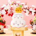 Japan Chiikawa Plush Toy - Chiikawa & Hachiware & Usagi : New Year Collection Japanese Kagami Mochi - 2