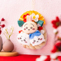 Japan Chiikawa Plush Toy - Chiikawa & Hachiware & Usagi : New Year Collection Shimenawa - 2
