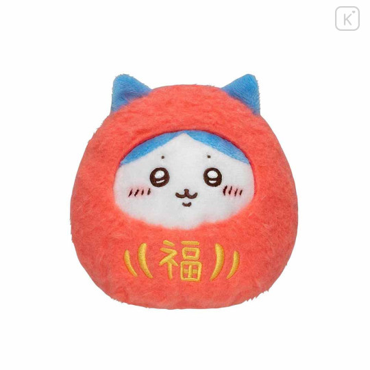 Japan Chiikawa Rolling Tumbler Plush Toy - Hachiware : New Year Collection Daruma - 1