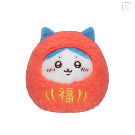 Japan Chiikawa Rolling Tumbler Plush Toy - Hachiware : New Year Collection Daruma - 4