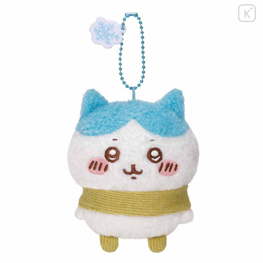 Japan Chiikawa Mascot Holder - Hachiware : Warm and Cozy Scarf - 1