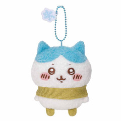 Japan Chiikawa Mascot Holder - Hachiware : Warm and Cozy Scarf