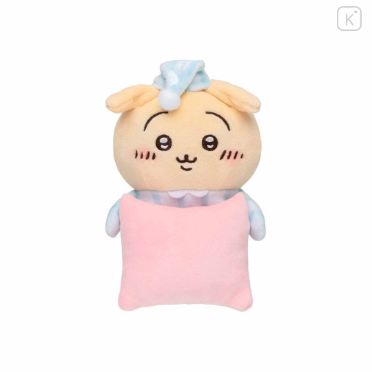 Japan Chiikawa Monitor Plush Toy - Usagi : Hook-and-loop Watching from Your Desktop Pajama - 3