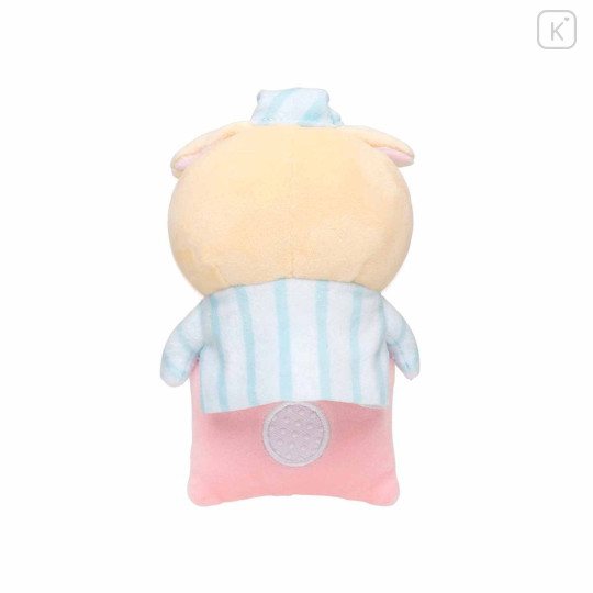 Japan Chiikawa Monitor Plush Toy - Usagi : Hook-and-loop Watching from Your Desktop Pajama - 4