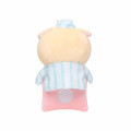 Japan Chiikawa Monitor Plush Toy - Usagi : Hook-and-loop Watching from Your Desktop Pajama - 4