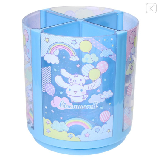 Japan Sanrio Rotating Pen Stand - Cinnamoroll : Balloon Sky - 1