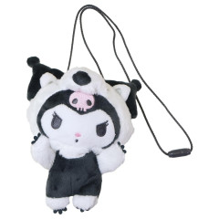 Japan Sanrio Mascot Neck Pouch - Kuromi : Cheers Banzai Series Anteater