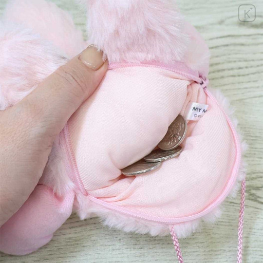 Japan Sanrio Mascot Neck Pouch - My Melody : Cheers Banzai Series Rabbit - 3