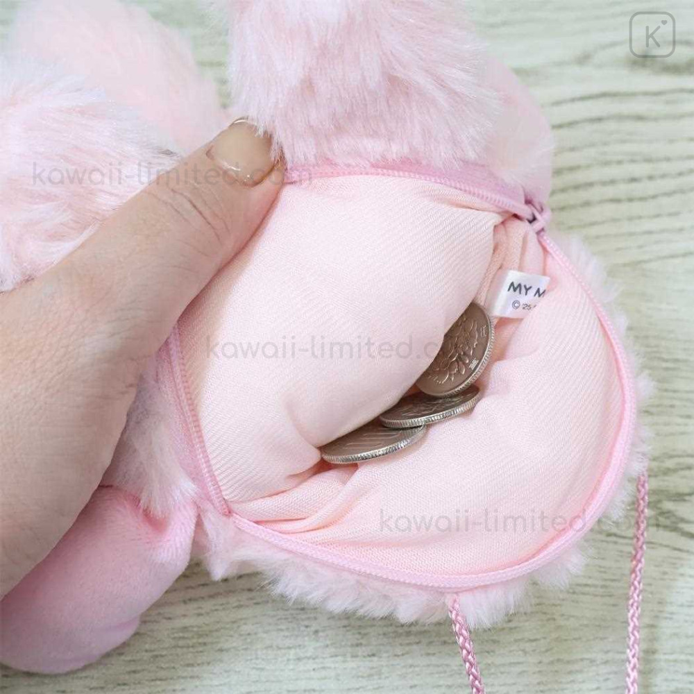 Japan Sanrio Mascot Neck Pouch - My Melody : Cheers Banzai Series