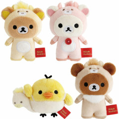 Japan San-X Tenori Plush (SS) Set - Rilakkuma : New Year Zodiac Year of Horse