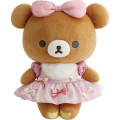 Japan San-X Plush Toy (M) - Rilakkuma : Makeup Rilakkuma Ribbon Dress - 1