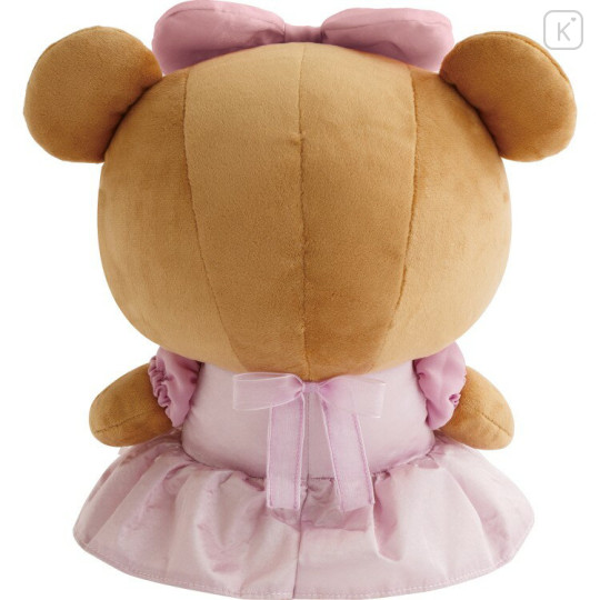 Japan San-X Plush Toy (M) - Rilakkuma : Makeup Rilakkuma Ribbon Dress - 2