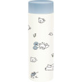 Japan San-X Ultra Lightweight Stainless Steel Bottle 350ml - Kiiroitori & Rilakkuma : Relax White Blue - 1