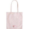 Japan San-X Tote Bag - Chairoikoguma & Korilakkuma : Makeup Rilakkuma Tulle Ribbon Pink - 2