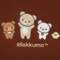 Japan San-X 13 inch Laptop Bag Tablet Case - Rilakkuma : Embroidered Appliques Brown - 2