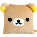Japan San-X Super Mochimochi Cushion - Rilakkuma : Rilakkuma Sleeping Together Square Face - 1