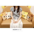 Japan San-X Super Mochimochi Cushion - Rilakkuma : Rilakkuma Sleeping Together Square Face - 5