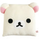 Japan San-X Super Mochimochi Cushion - Korilakkuma : Rilakkuma Sleeping Together Square Face