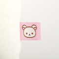 Japan San-X Super Mochimochi Cushion - Korilakkuma : Rilakkuma Sleeping Together Square Face - 4