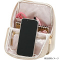 Japan San-X Vertical Cosmetic Pouch - Rilakkuma : Beige Brown Butt - 4