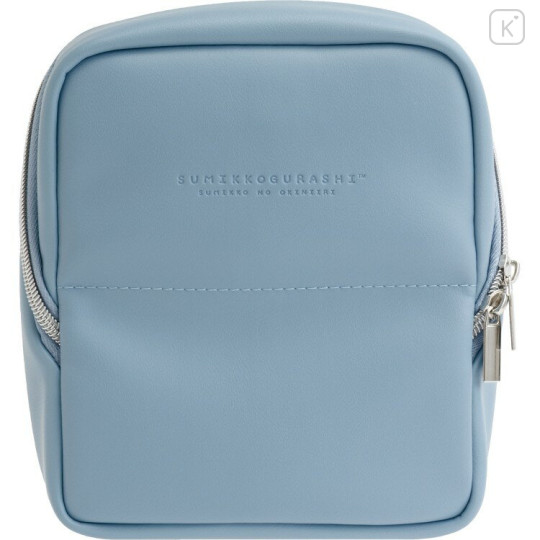 Japan San-X Vertical Cosmetic Pouch - Sumikko Gurashi : Blue - 2