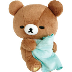 Japan San-X Plush Toy - Chairoikoguma : Rilakkuma Sleeping Together Sleepy Head
