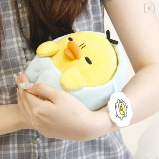 Japan San-X Plush Toy - Kiiroitori : Rilakkuma Sleeping Together Sleepy Head - 3