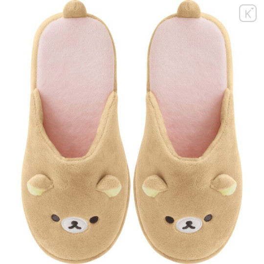 Japan San-X Plush Slippers - Rilakkuma : Makeup Rilakkuma With Tail - 1