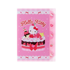 Japan Sanrio 5 Pockets A4 Clear File - Hello Kitty : Y2K Whip