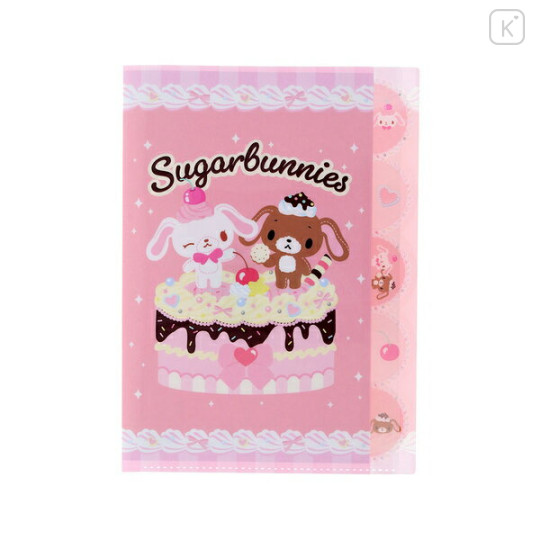 Japan Sanrio 5 Pockets A4 Clear File - Sugarbunnies : Y2K Whip - 1