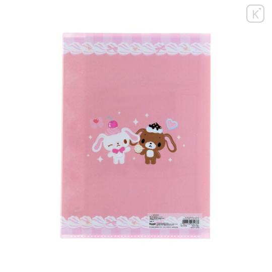 Japan Sanrio 5 Pockets A4 Clear File - Sugarbunnies : Y2K Whip - 2