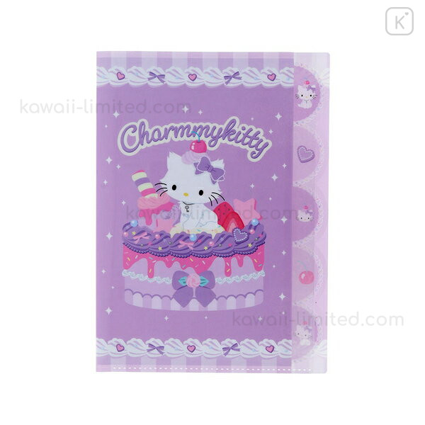 Japan Sanrio 5 Pockets A4 Clear File - Charmmy Kitty : Y2K Whip