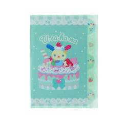 Japan Sanrio 5 Pockets A4 Clear File - Usahana : Y2K Whip