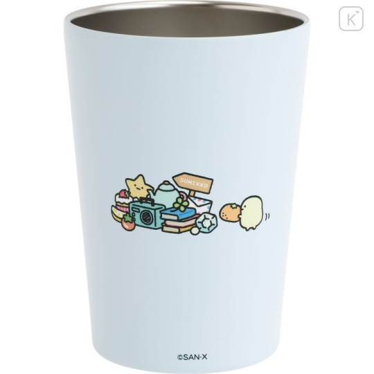 Japan San-X Insulated Stainless Steel Tumbler - Sumikko Gurashi : Light Blue - 2