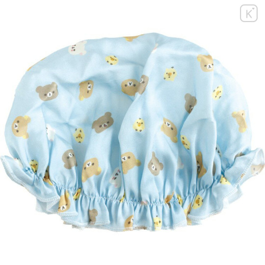 Japan San-X Silk Night Cap - Rilakkuma : Light Blue - 1