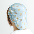 Japan San-X Silk Night Cap - Rilakkuma : Light Blue - 4