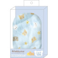 Japan San-X Silk Night Cap - Rilakkuma : Light Blue - 5