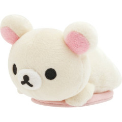 Japan San-X Shoulder Plush Toy - Korilakkuma : Rilakkuma Sleeping Together Lying Down